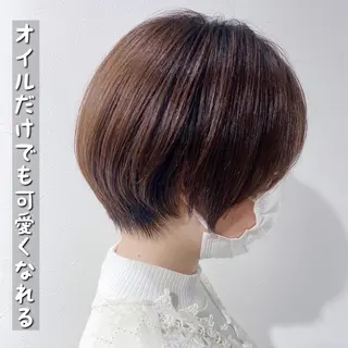 ショート ✨圧倒的満足度◎ 小顔美人ショート✨佃のヘアスタイル