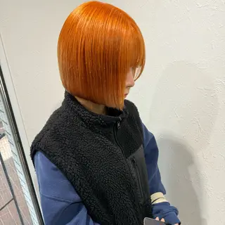 ミディアム カラー shiho .のヘアスタイル