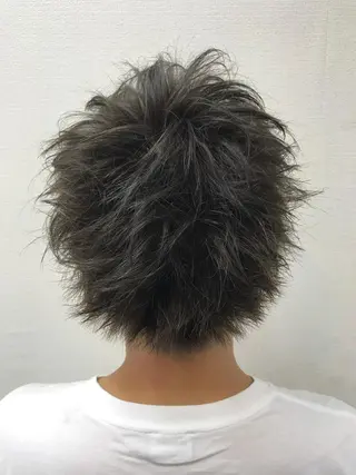 ショート メンズ 吉森 満俊のヘアスタイル