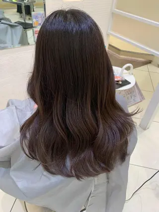 セミロング 韓国レイヤー🪽 耳ツボジュエリーのヘアスタイル