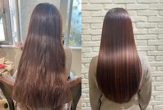 セミロング カラー パーマ ヘアケア特化型サロン newi 梅田のヘアスタイル