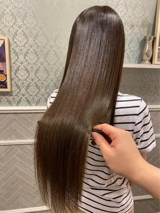 ロング レイヤーカット /透明感カラー西田のヘアスタイル