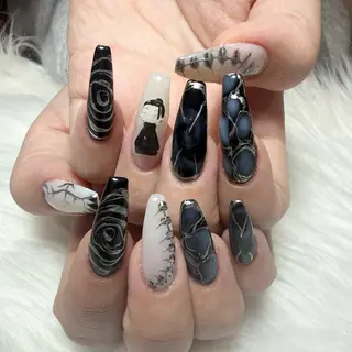 ロング Conjunim MAMI🎀✨のネイルデザイン