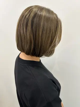 ショート カラー レイヤー/ナチュラル 💐nao.のヘアスタイル