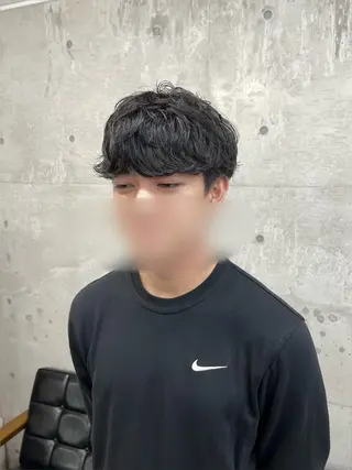 ショート パーマ メンズ Yui/ショート /シャドウパーマのヘアスタイル