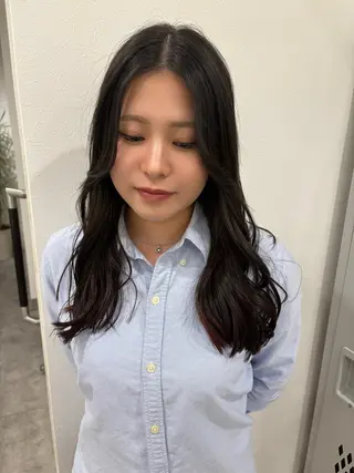 セミロング カラー ヘアアレンジ 💝似合わせカット& カラーＵｒｕｎａ💝のヘアスタイル