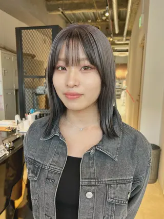 セミロング 大澤 叶方のヘアスタイル