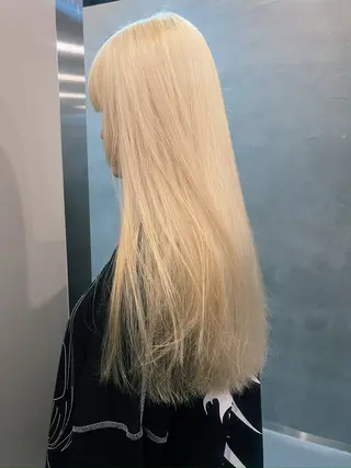 ロング カラー 色落ちまで可愛い🧚 心斎橋hikaruのヘアスタイル