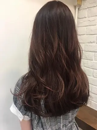 ロング カラー honey & miel所属・清水 早織のヘアスタイル