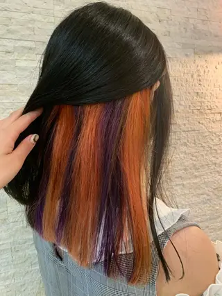 カラー ✄折橋 彩花🐶🍑のヘアスタイル