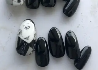 セミロング ネイル salon kuuのネイルデザイン