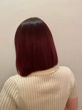 ミディアム カラー cocoa🎀 透明感カラー/パーマのヘアスタイル