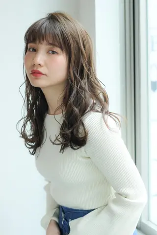 ロング 堀田 英樹のヘアスタイル
