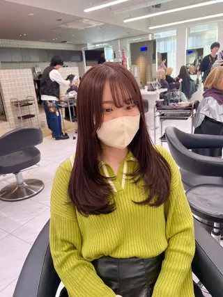 ロング カラー 💖札幌カラー 指名No.1💖玲奈のヘアスタイル