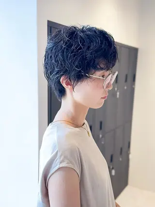 ショート SNSモニター募集！ くせ毛特化/大村のヘアスタイル