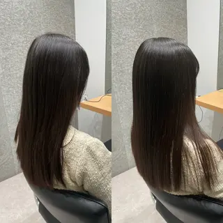 セミロング 髪質改善ヘアケア 艶髪特化/上田のヘアスタイル