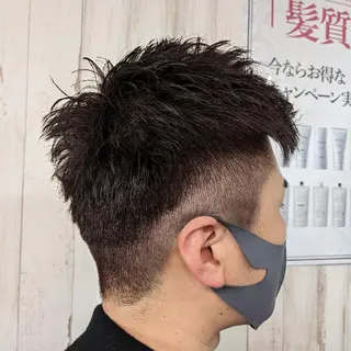 メンズ メンズパーマ/顔周り レイヤーカット/えののヘアスタイル