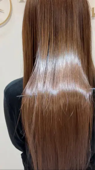 ロング カラー ヘアアレンジ キッズ 横浜関内髪質改善 re:Magoのヘアスタイル