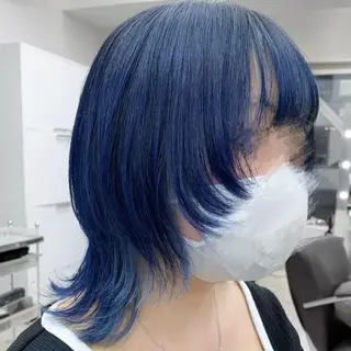 ショート カラー ハイトーン×推し カラー💫Miyuのヘアスタイル