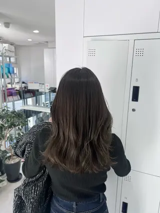 セミロング カラー 🖤:抜け感×大人 スタイル/Aoiのヘアスタイル