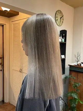 セミロング ら んのヘアスタイル
