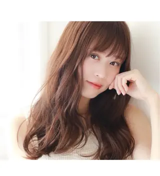 ロング パーマ 骨格/顔型/伏見/ 佐藤 里菜のヘアスタイル