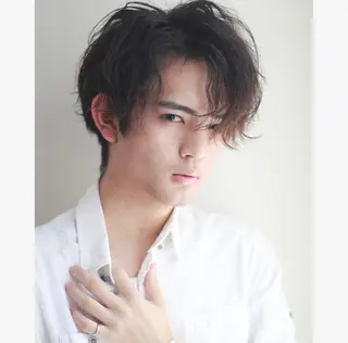 パーマ メンズ 💙美髪救世主💙 関華蓮のヘアスタイル