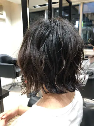 ミディアム カラー ヘアアレンジ ✨髪質改善&ボブ✨ 近藤 凌のヘアスタイル