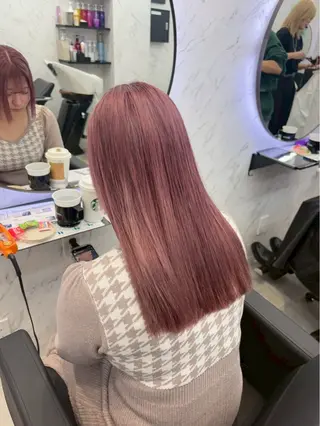 カラー 레온⋆✦ Leon cut¥1100のヘアスタイル