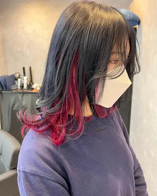 カラー SALOWIN栄 高須大貴のヘアスタイル