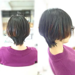 ショート キンジョウ エナミのヘアスタイル