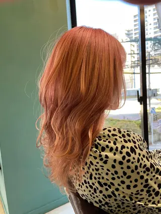 ロング カラー 末石 智のヘアスタイル