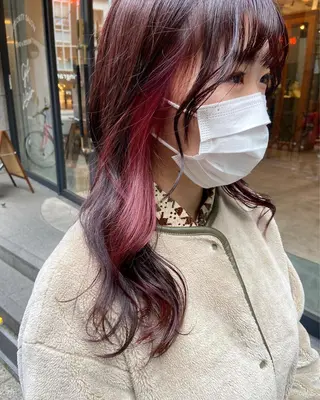 ロング カラー THINK SHOP sakiのヘアスタイル