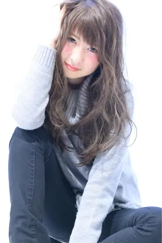 セミロング MIRIM栄 野田航生のヘアスタイル