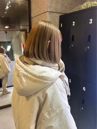 ミディアム カラー ジャニオタ美容師🤍 yuiのヘアスタイル