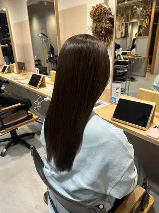 ロング カラー 松尾 麗実のヘアスタイル