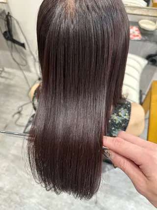 ミディアム カラー 福西晃希 【艶髪・髪質改善】のヘアスタイル