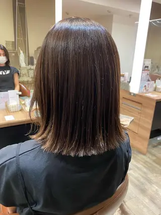 ミディアム 艶髪 森田/嵩士のヘアスタイル