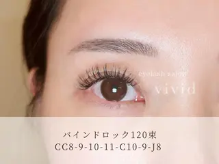 マツエク・マツパ vividビビッド 門前仲町店のマツエク・マツパデザイン