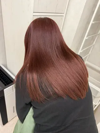 ロング カラー 炭屋 波音のヘアスタイル