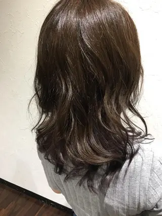 セミロング カラー 川合 勇気のヘアスタイル