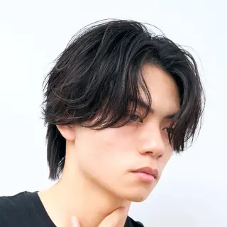 パーマ メンズ 【メンズ特化⚡️】 曲がる矯正/千原涼麻のヘアスタイル