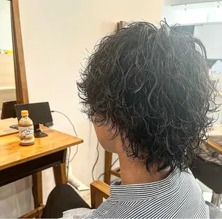 パーマ メンズ 🏆メンズ特化🥇 店長YUTOのヘアスタイル