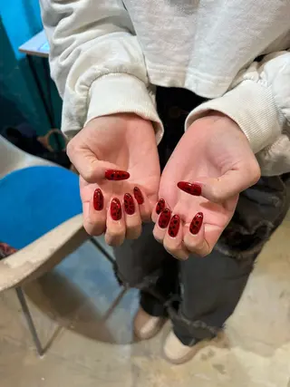 ネイル キラキラオメメ みずなのネイルデザイン