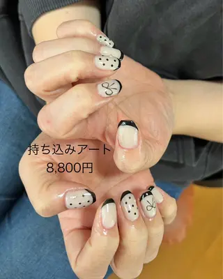 ネイル tsumeya ゆるかわ手描きネイルのネイルデザイン