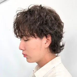 メンズ Endearing 銀座/レイヤーカットのヘアスタイル
