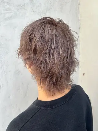 カラー メンズ ダブルスキルエクステ /羽エクステ白石宇由のヘアスタイル
