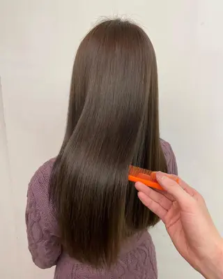 ミディアム カラー 川上拓真 ✂︎学芸大学のヘアスタイル