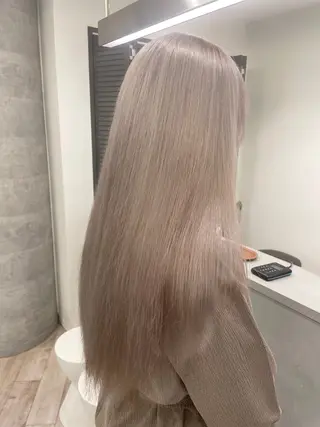 ロング ♡似合わせハイトーン ♡maiのヘアスタイル