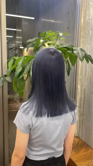 ミディアム 柔らかいハイトーン× 似合わせ/Yoheiのヘアスタイル